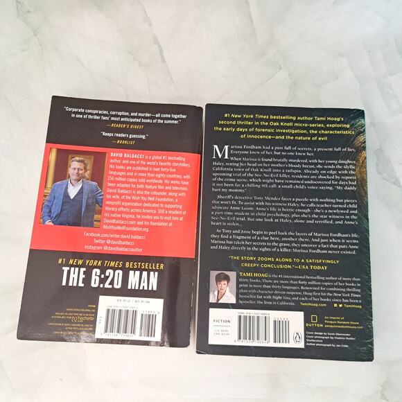 Paperback Mystery Fiction Book Bundle - Picture 2 of 5